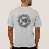 鉄のゲートのSwordfightingの会員のTシャツ Tシャツ (裏面)