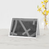 鉄のゲートカード カード (黄色い花)