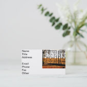 鉄のゲート 名刺 (スタンド正面)