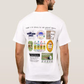 鉄のジムの男性ティー Tシャツ (裏面)