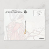 鉄のストーブ：失ったプリンセスが木に登る ポストカード (裏面)