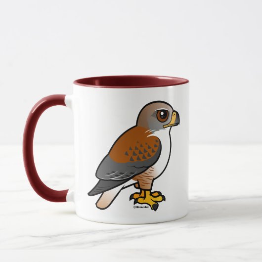 鉄のタカ マグカップ (左)