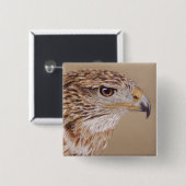 鉄のタカ 缶バッジ (正面&裏面)