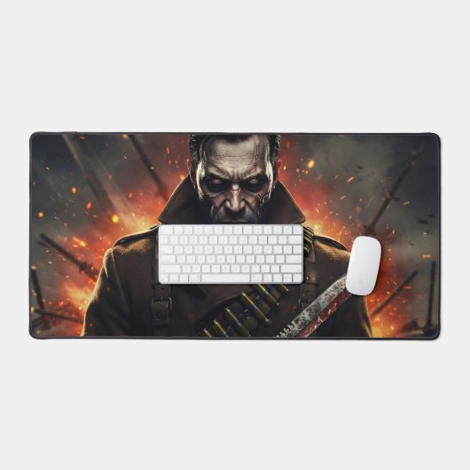 鉄の亡霊 デスクマット (キーボード&マウス)