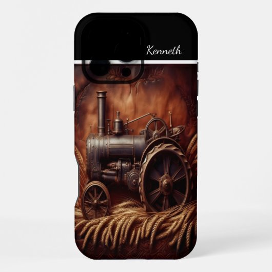 鉄の収穫 iPhoneケース (裏面)