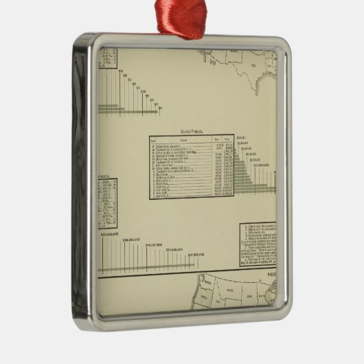 鉄の圧延製造所および高炉 メタルオーナメント (右)