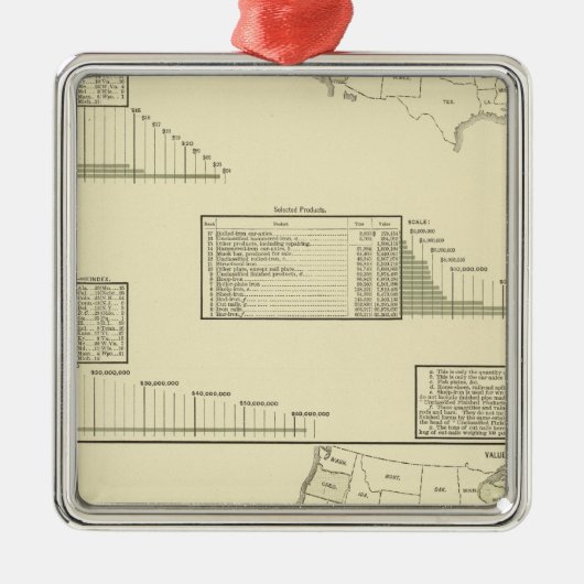 鉄の圧延製造所および高炉 メタルオーナメント (正面)
