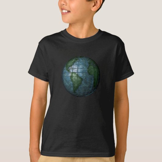 鉄の地球のTシャツ Tシャツ (正面)