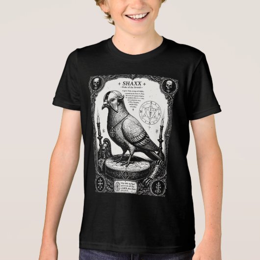 鉄の坩堝の鳩 トライブレンドＴシャツ (正面)