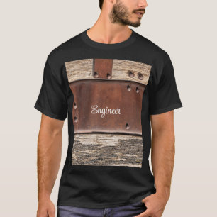 鉄の木の強い男の姿 Tシャツ