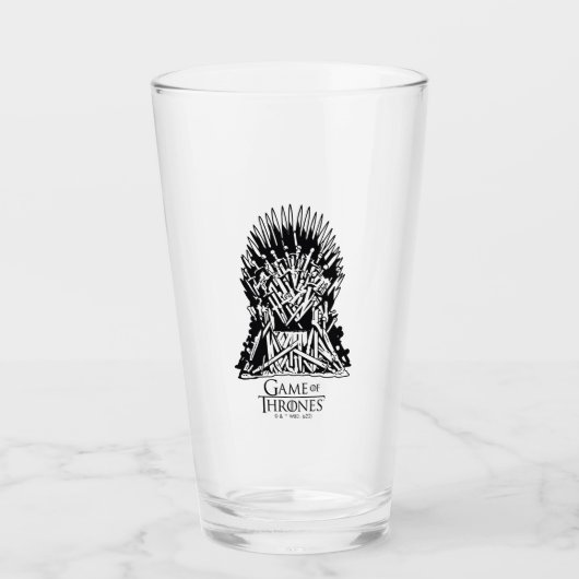 鉄の玉座のアイコン タンブラーグラス (正面)