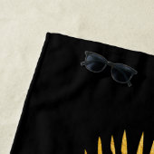 鉄の玉座のアイコン ビーチタオル (インサイチュ)