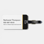 鉄の玉座のアイコン ラゲッジタグ (裏面横)