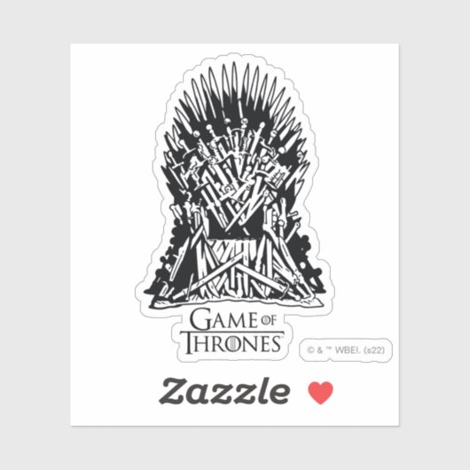 鉄の玉座アイコン シール (シート)