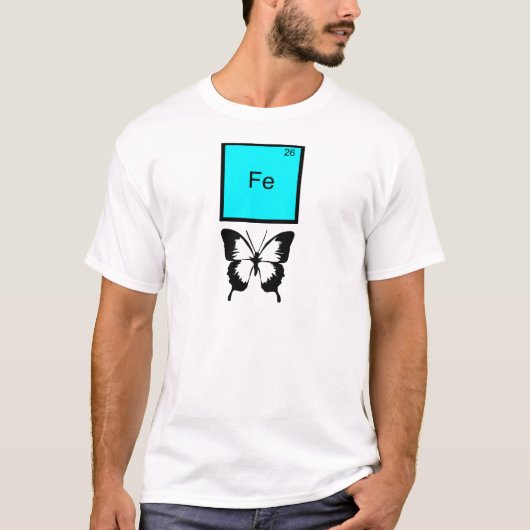鉄の蝶元素パロディTシャツ Tシャツ (正面)