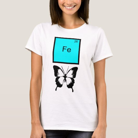 鉄の蝶元素パロディTシャツ Tシャツ (正面)