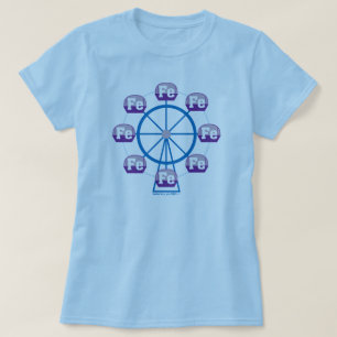 鉄の車輪のしゃれ Tシャツ