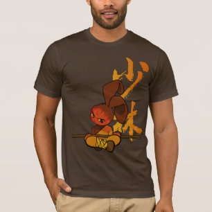 鉄のshaolinのバニーの激怒 tシャツ