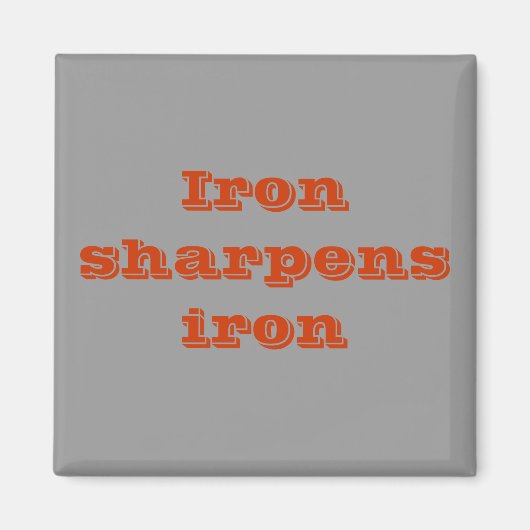 鉄は鉄磁石を研ぐ マグネット (正面)