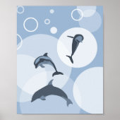 鉄よくはしゃぐ青波ジャンピングドルフィンポスター ポスター (正面)