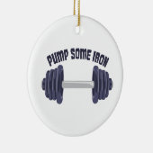 鉄をポンプで打ち上げる セラミックオーナメント (右)