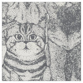 鉄を単に子猫にする ファブリック (クローズアップ)