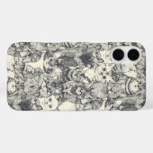 鉄を単に子猫にする Case-Mate iPhoneケース (裏面 (横))