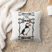 鉄エレガント枠モノグラフランスのムのパフィン クッション (ブランケット)