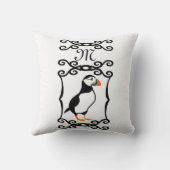 鉄エレガント枠モノグラフランスのムのパフィン クッション (裏面)