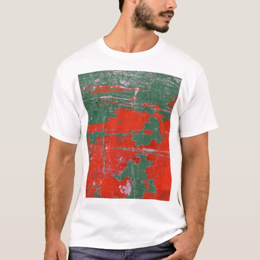 鉄カラフル錆、テクスチャ付きの背景。 Tシャツ (正面)