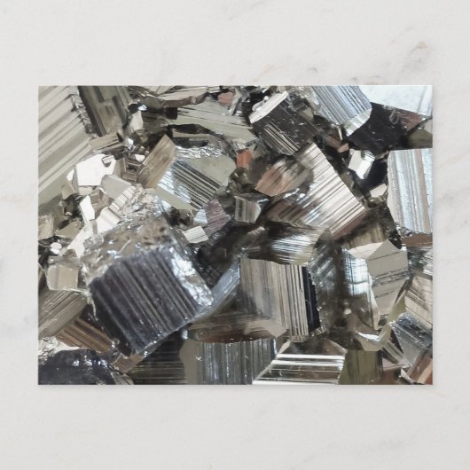 鉄クール黄鉄鉱愚か者金ゴールド団 ポストカード (正面)