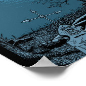 鉄スカルプリント ポスター (角)