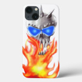 "鉄スカル"のiPadの場合 Case-Mate iPhoneケース (裏面)