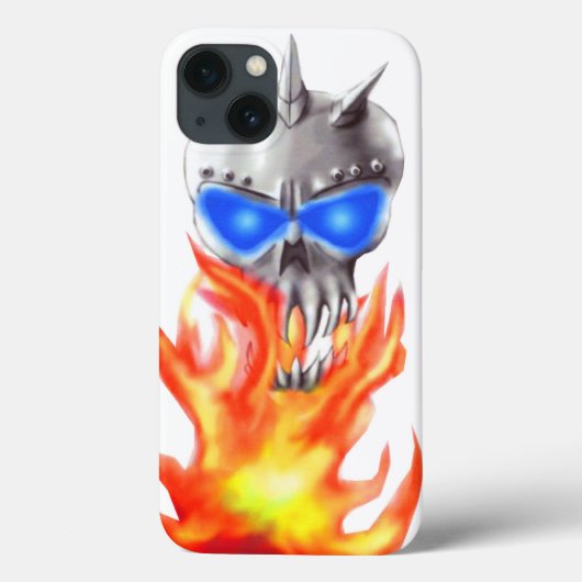 "鉄スカル"のiPadの場合 Case-Mate iPhoneケース (裏面)