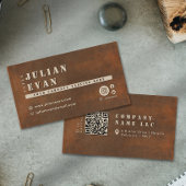 鉄ス素朴テンはっきりしたシルメタルタイポグラフィ 名刺