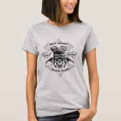 鉄ハートバイクもしくは自転車に乗る人 Tシャツ (正面)