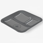 鉄フェイク科病院刑務所お盆 ペーパープレート (傾斜あり)