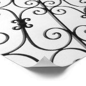 鉄ペルゴラ、ギルクリース美術館ガーデン。2008 ポスター (角)