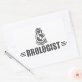 鉄ユーモアのある道 長方形シール (封筒)