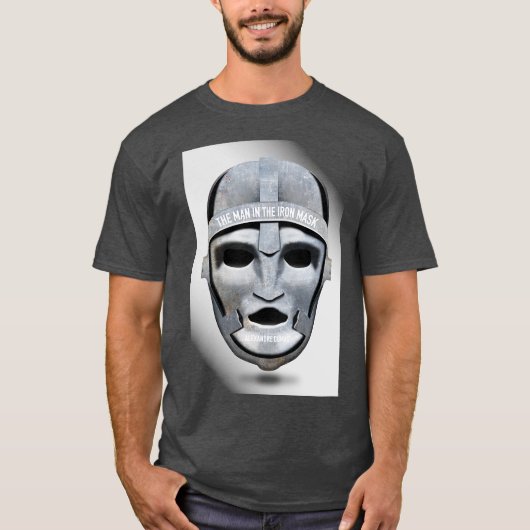 鉄仮面の男 オタク ポスター Tシャツ (正面)