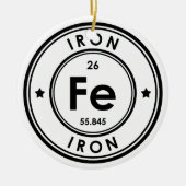 鉄元素セラミックオーナメント セラミックオーナメント (正面)