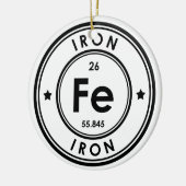 鉄元素セラミックオーナメント セラミックオーナメント (左)