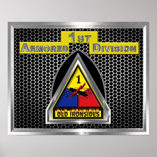 「鉄兵士第1師団」 ポスター (正面)