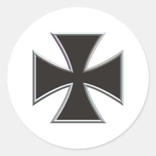 鉄十字 ラウンドシール (正面)