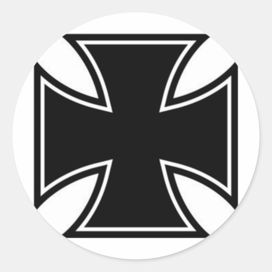 鉄十字 ラウンドシール (正面)