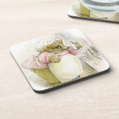 鉄夫人を持つTiggyタマキヒカイハリネズミ コースター (左側)