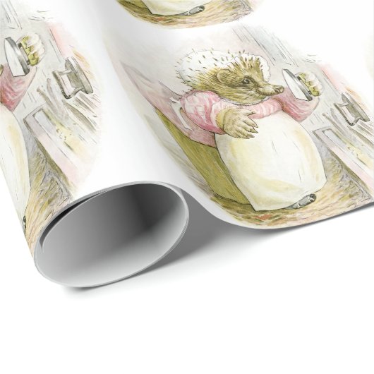 鉄夫人を持つTiggyタマキヒカイハリネズミ ラッピングペーパー (ロールコーナー)