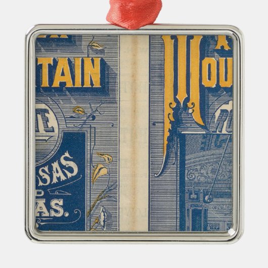 鉄山のルート メタルオーナメント (正面)