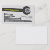 鉄工の名刺 名刺 (正面/裏面)