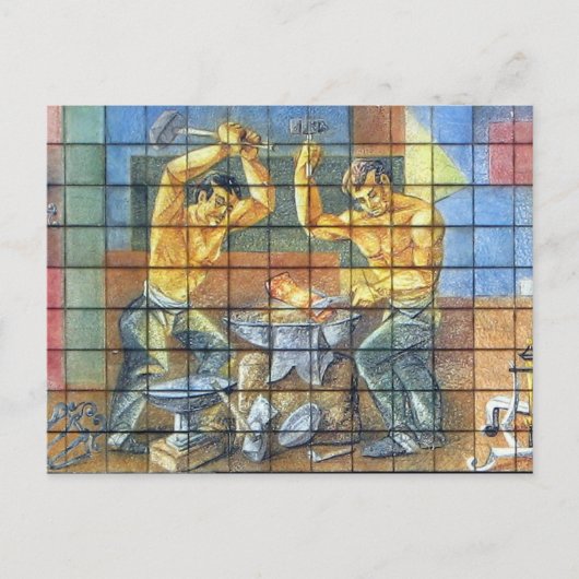 鉄工はがき ポストカード (正面)